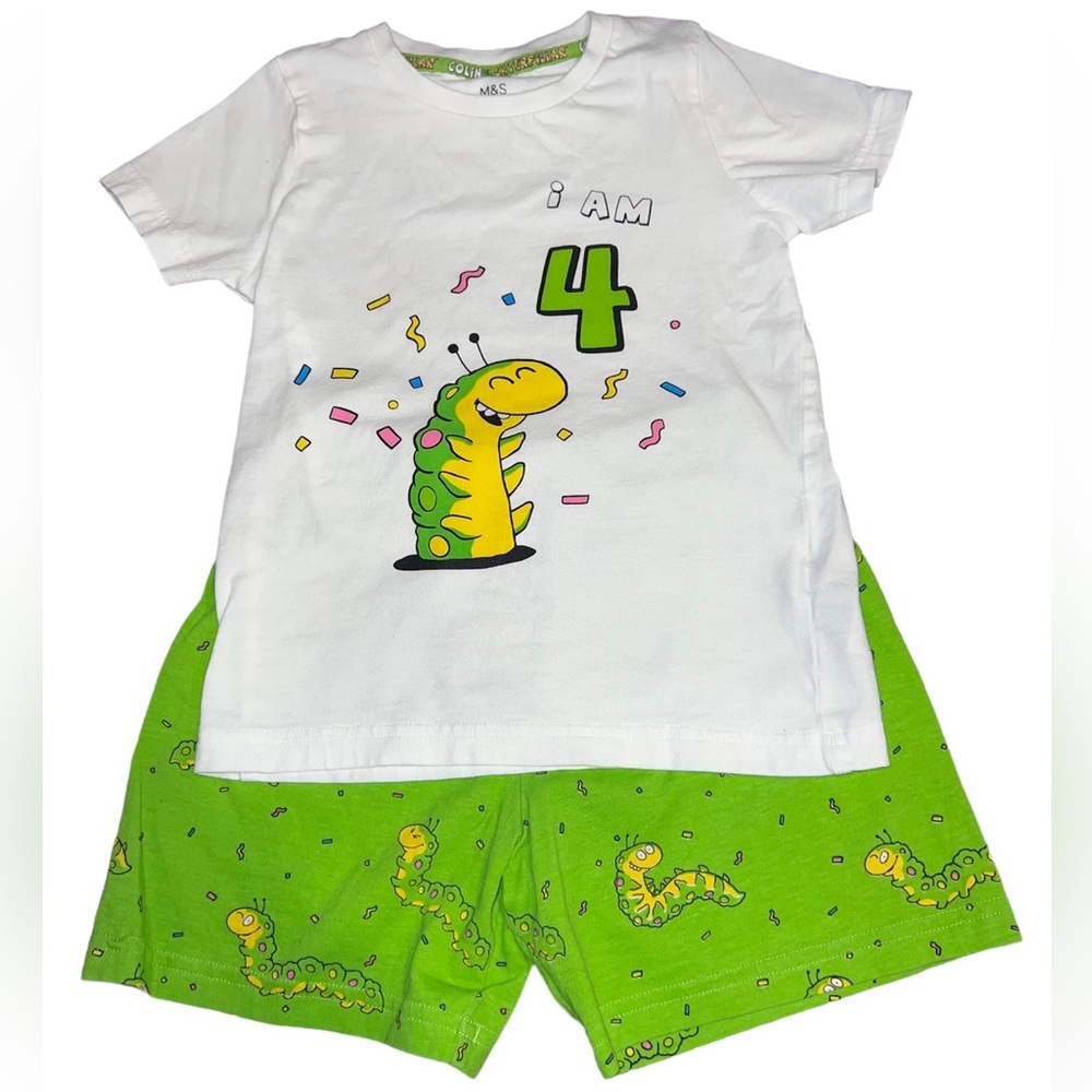 Marks & Spencer Colin the Caterpillar Birthday Pajamas 🎂